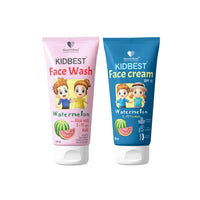 HealthBest Kids Face Wash (100ml) & Face Cream (50ml) – School Combo for Kids (3-13 Years) | Daily Skincare Essentials | Gentle, Hydrating & Safe
