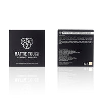 PAC Matte Touch Compact Powder (120 Beige) | Lightweight Medium to High Buildable Coverage | Longlasting Soft Matte Finish | Meltproof & Sweat Resistant | Suitable for all Skin Types