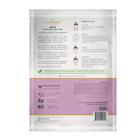 LuxaDerme Detox Bio Cellulose Sheet Mask | Detoxifies & Firms Skin | Anti-Pollution | All skin types | 100% Fermented Coconut Jelly (Pack of 1)