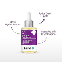 The Derma Co 2% Kojic Acid Face Serum | With 1% Alpha Arbutin & Niacinamide | Reduces Dark Spots, Pigmentation & Blemishes | For All Skin types | 30 ml x 2