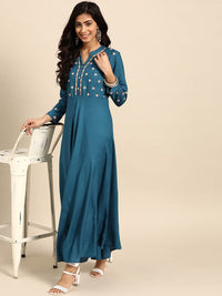 Rapsodia Women's  Rayon Anarkali Kurta