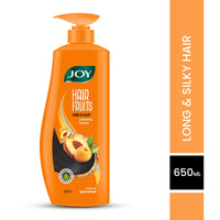 Joy Hair Fruits Long & Silky Conditioning Shampoo Enriched with Apricot & Peach, 650 ml