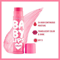 Maybelline New York Baby Lips Lip Balm, Pink Lolita, 4g and Maybelline New York Baby Lips Lip Balm, Cherry Kiss, 4g