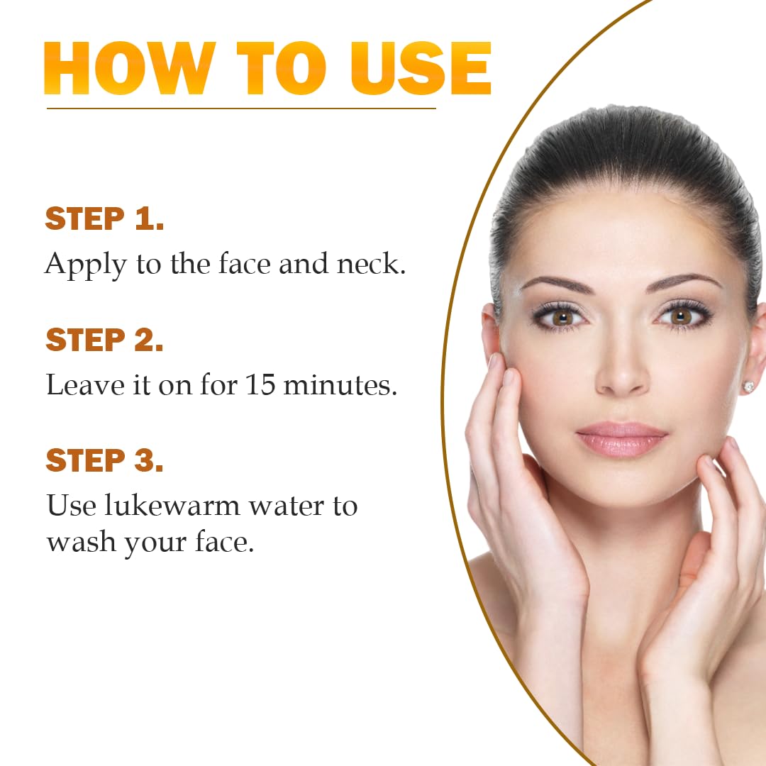 Veda Harvest Ubtan Face Pack for Glowing Skin Face Mask 100gm – Tan Removal, Hyperpigmentation,Detan Face Pack, Dark Spots,Acne Control Radiant Complexion | Ayurveda Inspired | All Skin Types