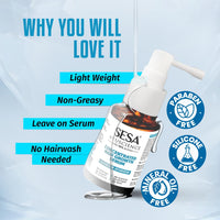 Sesa Ayuscience 3% Redensyl, 4% Anagain, 2% Kerascalp Hair Growth Serum With Rosemary, Bhringraj, Neem For Hair Growth Strengthens Roots Controls Hair Fall - 30ml