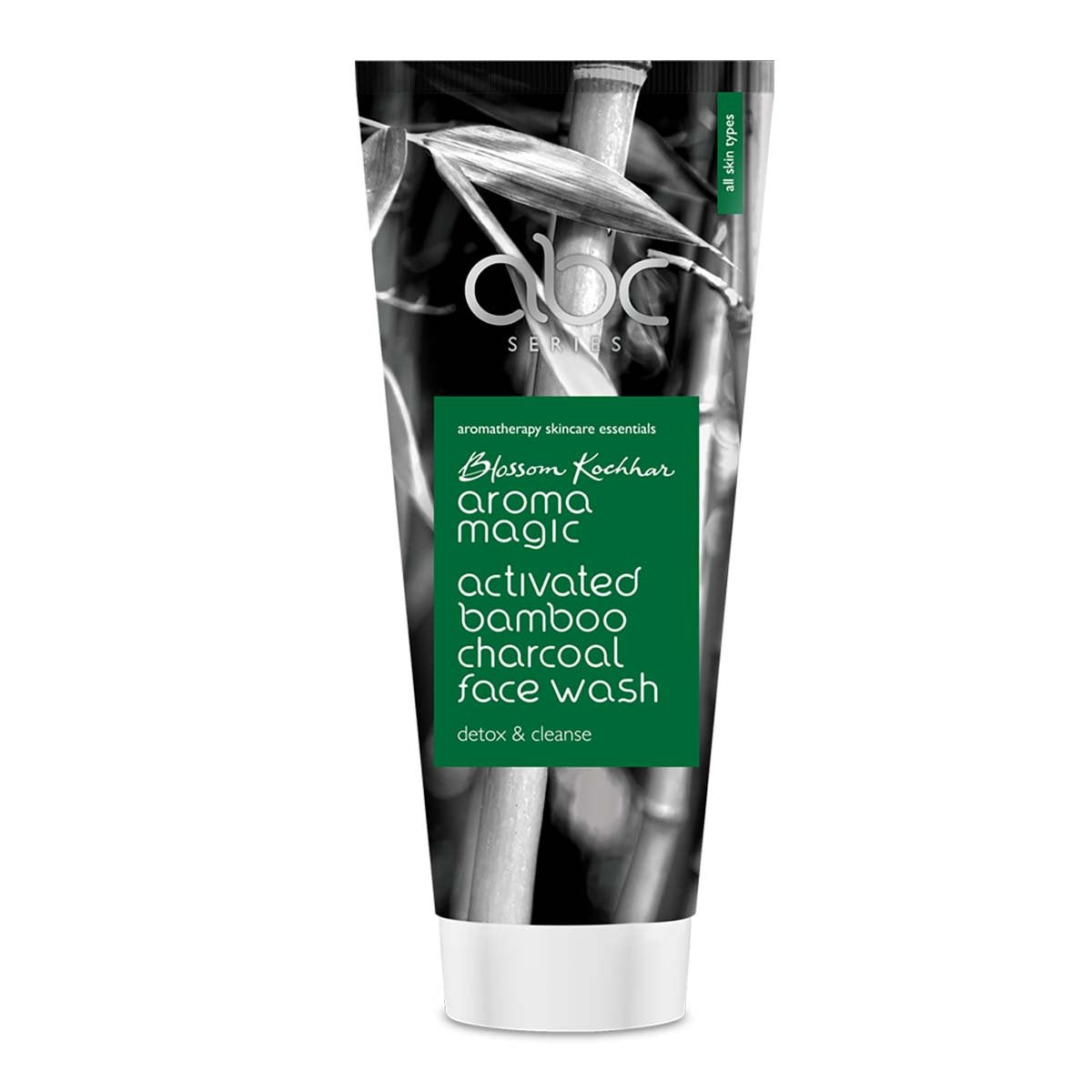 Aroma Magic Detox & Cleanse Face Wash with Activated Bamboo Charcoal & Lemon Essential Oil | Suitable for All Skin Types | 100ml (Pack of 1)