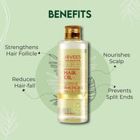 Jovees Herbal Bringraj & Olive Bio- Advanced Hair Oil |For Dry & Damaged Hair Reduces Dandruff and Hairfall |With Bhringraj Oil, Olive Oil, Jojoba Oil 200ml Pack of 2