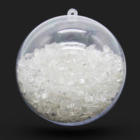 Orientrea 1.1lb Natural Crushed Clear Quartz Crystal Tumbled Chips-Healing Crystals Chips Bulk, Crushed Crystal Gemstones for Crafts, Beautiful Package for Gift (Clear Quartz)