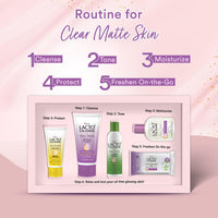 Lacto Calamine Premium Face Care Kit for Women | Face Wash, Sunscreen, Wet Wipes, Toner, Face Lotion | Pack of 5 signature products | Diwali Gifts for Family and Friends