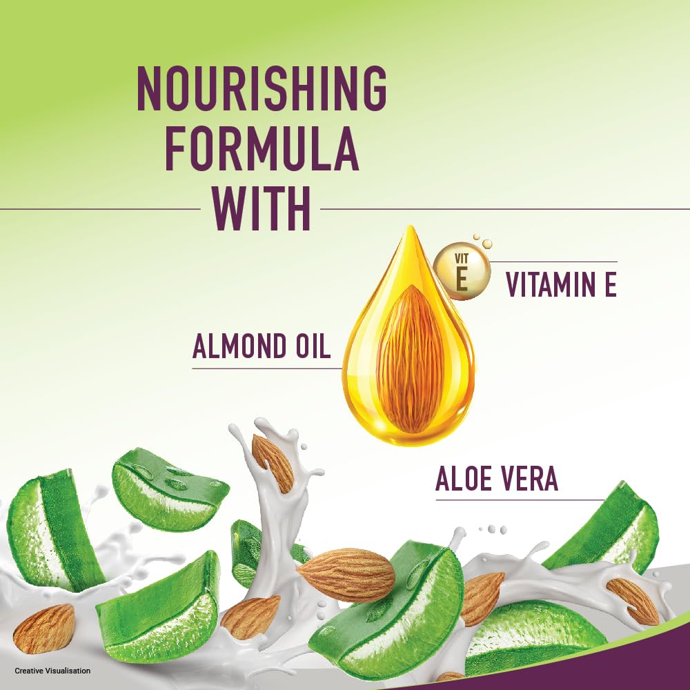 Bajaj Almond Drops Ultralight Body Lotion for Women and Men | Refreshing Hydration- Aloe Vera, Almond Oil & Vitamin E, 400 ml