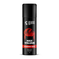 Beardo Max Volume Powder Wax 10 gm | Matte Finish | Strong Hold | Restylable | Hair Styling Wax | Hair Wax Powder For Men