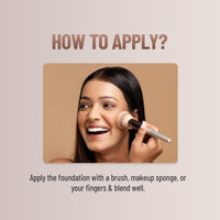 Swiss Beauty Flawless Finish Foundation | Medium Coverage | Lightweight |Oil-Free Formula |Radiant Finish | Shade - White Ivory, 50gm