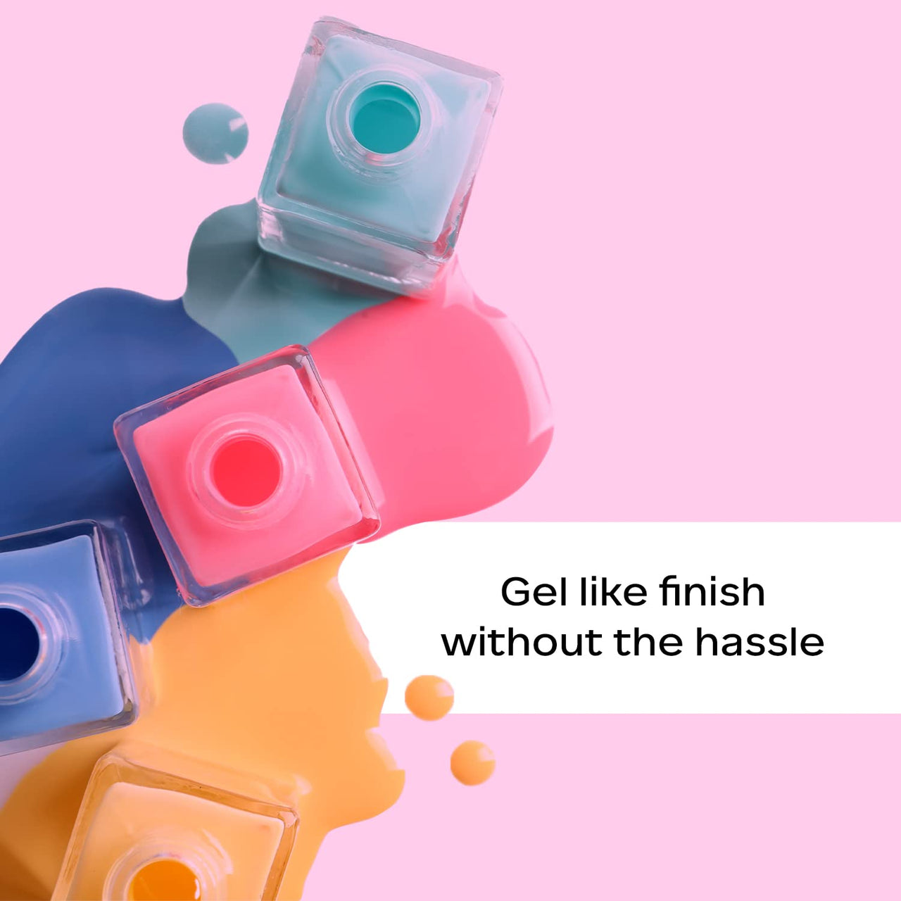 FACES CANADA Ultime Pro Splash Luxe Nail Enamel - Glitter Girl (L42), 12ml | Glossy Finish | Quick Drying | Long Lasting | High Shine | Chip Defiant | Even-Finish | Vegan | Non-Toxic | Ethanol-Free