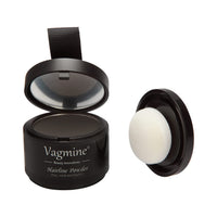 Vagmine Hair-line Powder for Hair & Beard – Root Concealer & Gray Hair Coverage for Men and Women Black 5g