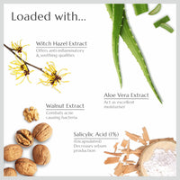 Provalo Men Walnut Foaming Face Wash For Acne And Pimples - 100ML | Skin Brightening and Glowing Skin With Walnut and Salicylic Acid (1%) | Face Wash For Men | For Oily, Acne Prone & Dry Skin