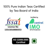 Golden Tips-Tea Bags 100% Pure Indian Black & Green Assortment Individual Tea Bags | 24 Tea Bags | 48 Grams