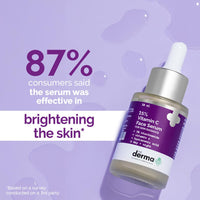 The Derma Co 15% Vitamin C Face Serum with 5% Niacinamide & Hyaluronic Acid|For Skin Radiance|Non Irritating & Non Sticky|Brightening Serum For Dull Skin|Reduces Dark Spots|Treats Pigmentation|30 ml