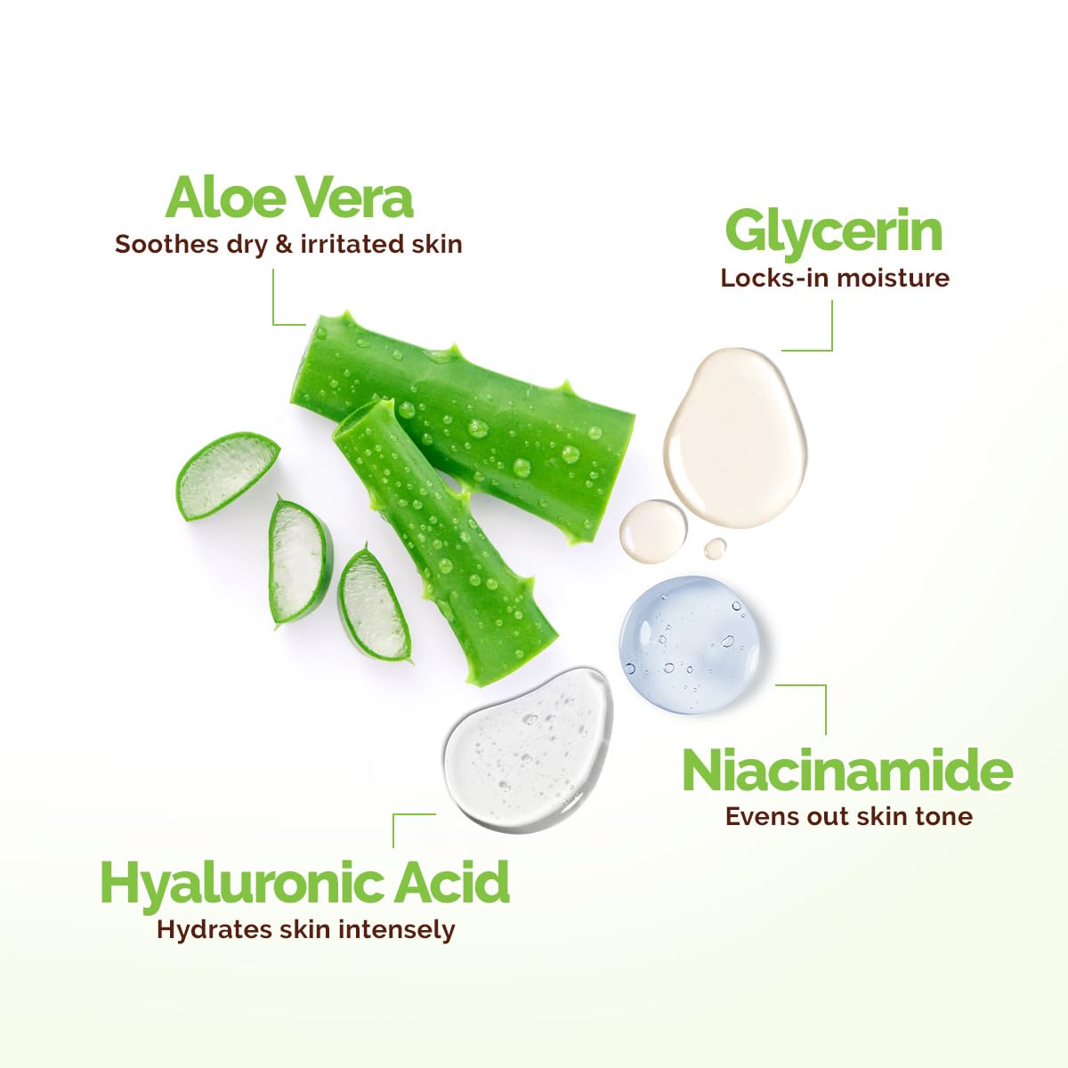 Mamaearth Aloe Refresh Hydrating Light Gel Moisturizer with Aloe Vera & HA 200g | Long-lasting Non-sticky Hydration | Oil-free, Lightweight & Quick-absorbing |Free from Harmful Chemicals |Soothes Skin