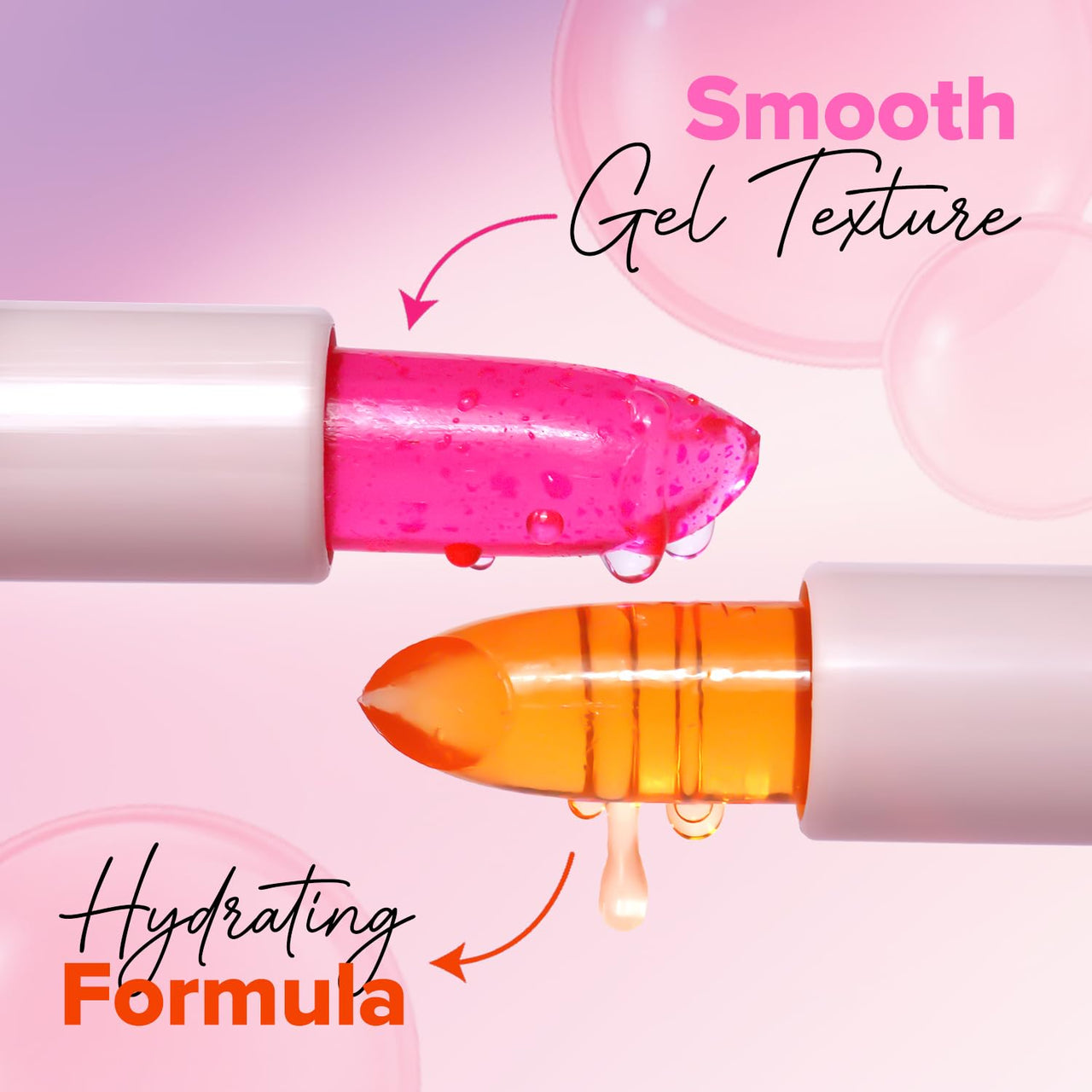 Mila Beauté Colour Switch pH Tinted Lip Balm | Hydrating Formula Enriched with Squalane & Rapeseed Oil I Brightens & Nourishes Dry | Pigmented Lips I Long Lasting Tinted Lip Balm for Soft Lips - (4.2g, Bubblegum)