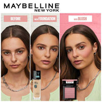 Maybelline New York New Fit Me Mono Blush, 16 hours Easy to Use Long-lasting Cheek Blush. Maybelline Pigmented Creamy Powder Blush Formula, Natural and True to Tone Blush - 50 Revolutionary | 4.5 grams
