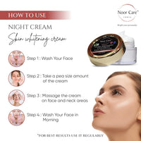 Noor Care INDIA Fairness Cream For Men & Women |Reduces Dark Spots, Boosts Radiance Now Available in Small Trail Pack (8g -Pack Of 1)