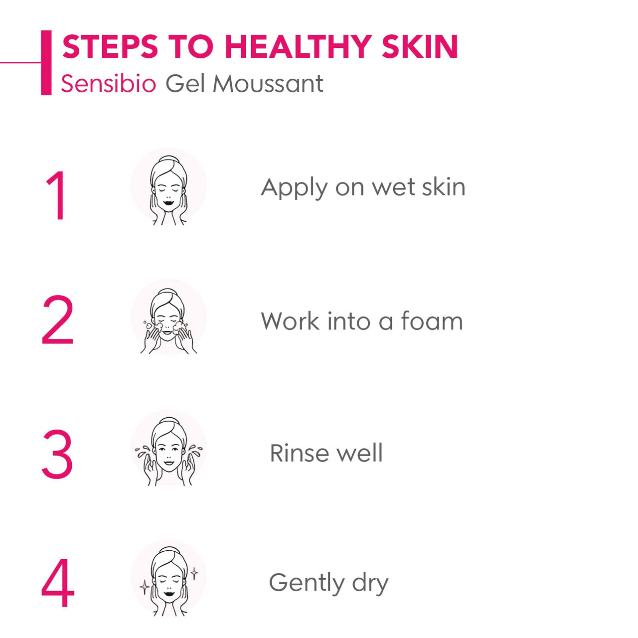 Bioderma Sensibio Gentle Soothing Micellar Cleansing Foaming Gel For Sensitive Skin(100ml)