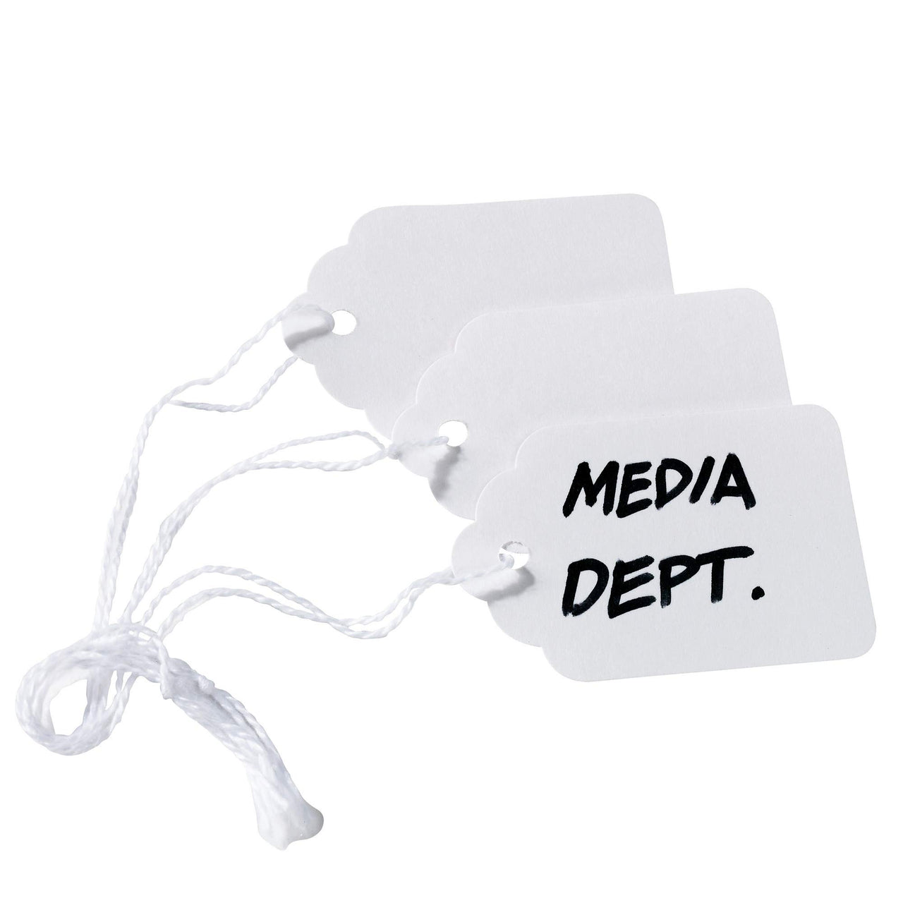 Avery Marking Tags with String Attached, 2-3/4" x 1-11/16", White, 3 Pack, 300 Tags Total (5644)