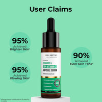 Dr. Sheth's Non-Irritating Ceramide & 15% Vitamin C Ampoule Serum| Reduces Dullness & Dark Spots| Brightens & Repairs Skin Barrier |For Advance Users| 99% Pure Grade Vitamin C |All Skin Types |30 ml
