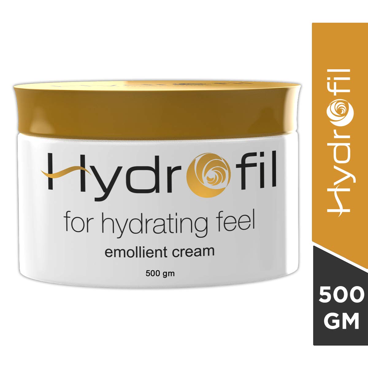 Hydrofil Emollient Moisturizing Cream for Hydrating Feel, 500ml (Pack of 1)