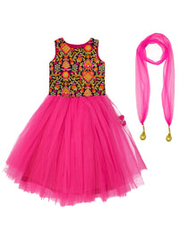 A.T.U.N Girls Lehenga Choli