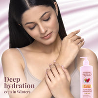 VLCC Active Fruits Damage Repair Body Lotion SPF 30 PA+++ - 400ml for Deep Conditioning, Dry Skin Repairing Body Lotion | With Pomegranate, Almond Oil & Shea Butter | UV Protection Body Lotion.