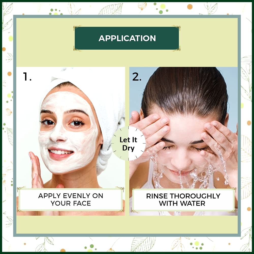 INDUS VALLEY Antibacterial Face Pack (Neem & Mulethi Powder,Orange Powder,Sandalwood) Beauty Gift Set -120g, Each 30gm