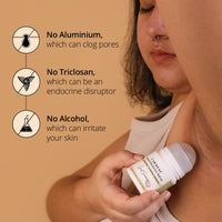 Carmesi Natural UnderArms Roll On Deodorant for Women | 95% Natural + 5% Essential Ingredients | For Fresh Underarms All Day | No Alcohol & Aluminium | Sweet Summer | 50 ml (Pack of 2)