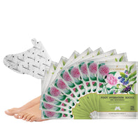 LuxaDerme Foot Hydrating Socks | Deeply Moisturizes Dry & Dull Skin | Reduces Pigmentation | Nourishes Nails & Cuticles (Pack of 10)