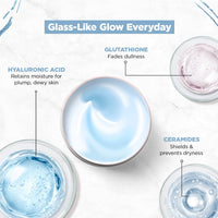 Streax Hydrate & Shine Serum Infused Face Cream Gel, 50 gm with 6% Glutathione & Hyaluronic Acid Complex