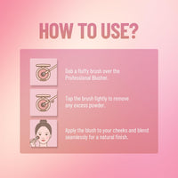 Swiss Beauty Professional Blusher with highly blendable shades | Pigmented Blusher for a Natural Flush | Shade-08, 6gm|