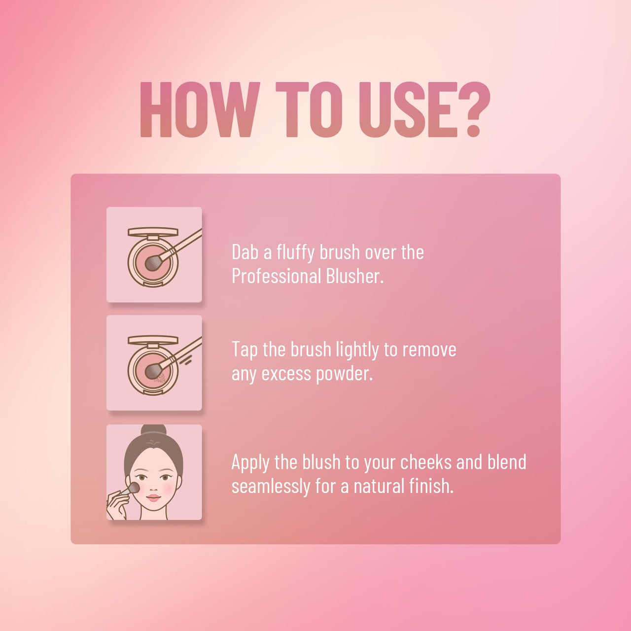 Swiss Beauty Professional Blusher With Highly Blendable Shades | Pigmented Blusher For A Natural Flush | Shade-06, 6Gm|