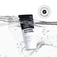 ThriveCo Brightening PRO Cleanser for Men with Probiotic Rice Water, Vit C, Kojic Acid, Alpha Arbutin & Glutathione | Anti-ageing Face Wash, Boosts Collagen, Clears Skin & Removes Dark Spots | 100ml