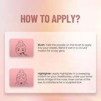 Swiss Beauty Pro Blusher & Highlighter Palette For Face Makeup | Shade-05, 18G