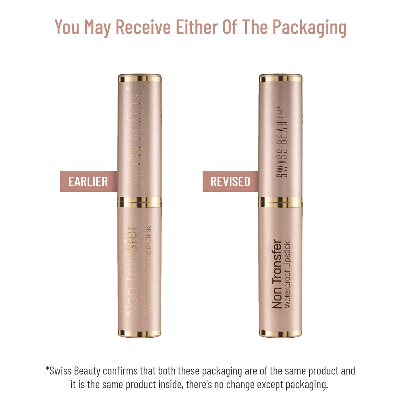 Swiss Beauty Non-Transfer Waterproof Lipstick with Jojoba Seed Oil | Matte Finish | Long-Lasting | Highly Pigmented | Shade- Vivid Magenta, 3gm