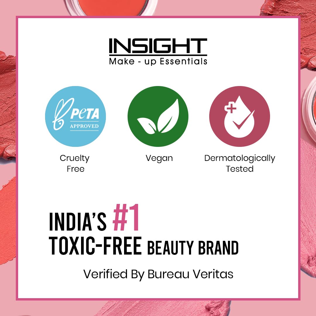 Insight Cosmetics Crème Blusher, Face Makeup, Raspberry Gelato, 3.5 gm(B-02=02)