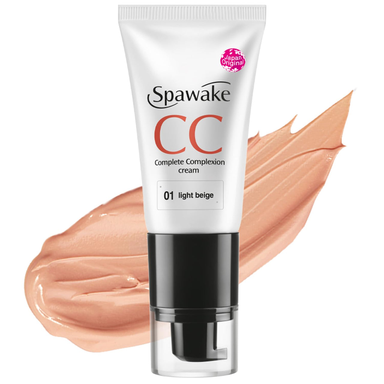 Spawake CC Cream 01 Light Beige with SPF 32/PA++, for All Skin Types, 30g