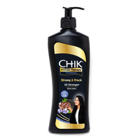Chik Protein Therapy Shampoo |For 2X Stronger & Black Hair |With the Goodness Of Flax Seeds & Black Tea | 340ml