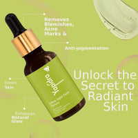 Yapidra Dark Spot Removal Serum with 2% Alpha Arbutin, Glutathione & BHA/PHA/LHA 35% peel | Fades spots, hydrates & brightens | Lightweight Korean skincare for all skin types | 30ml