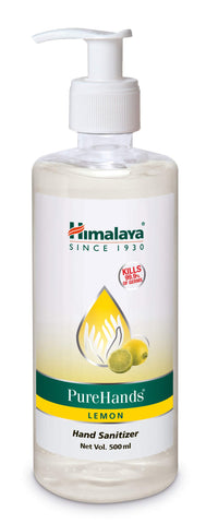Himalaya Pure Hands | Hand Sanitizer - 500 ml (Lemon) (Packaging may vary)