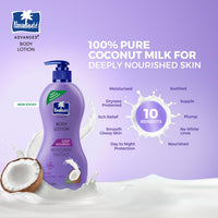 Parachute Advansed Rosemary enriched Coconut Hair Oil 300ml & Parachute Advansed Deep Nourish Body Lotion 400ml, Pack of 2