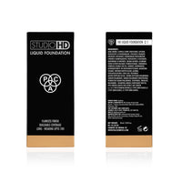 PAC Studio HD Liquid Foundation (2.1) | Lightweight Dewy Satin Finish | Medium to Buildable Coverage | Natural Second Skin like Finish | Suitable for all Skin Types - 28ml