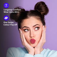 Blue Heaven Get Matte Lipstick | Soft Matte Finish and Lightweight Formula | Intense Pigment | Long-Lasting Lipsticks For Women | 402 | 4GM