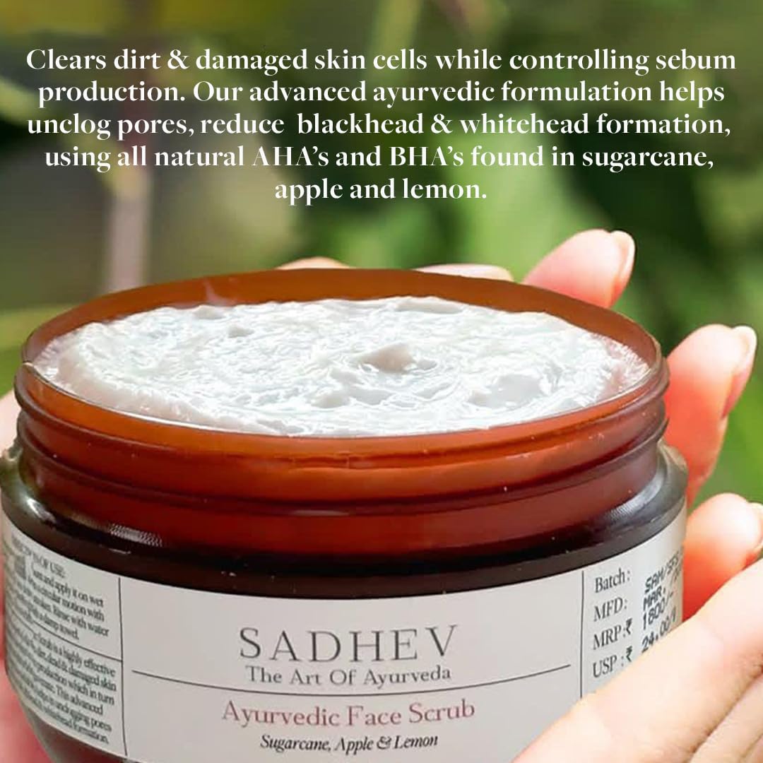 Sadhev Ayurvedic Face Scrub - 15gm