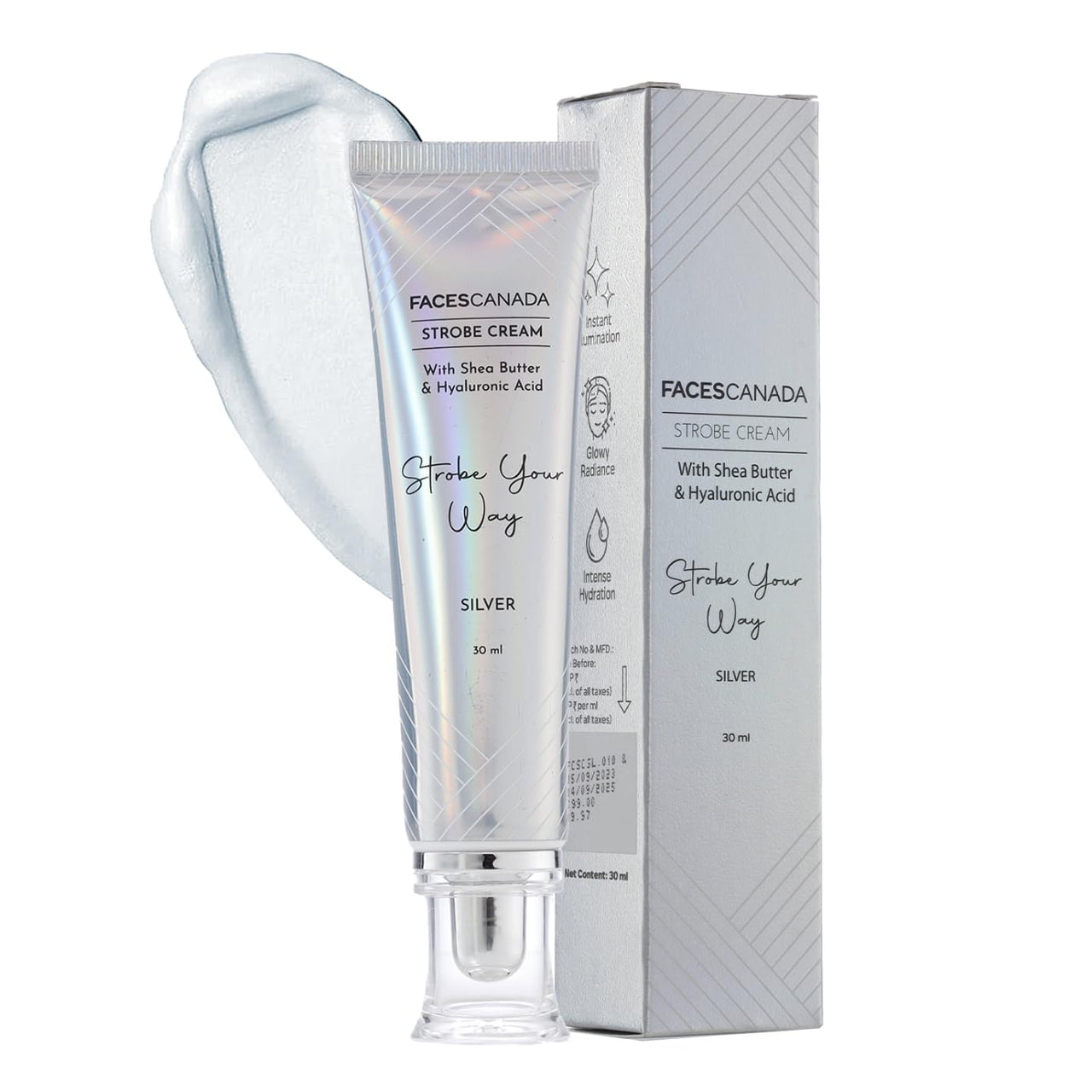 FACESCANADA Ultime Pro Makeup Fixer 50 Ml And Faces Canada Strobe Cream - Silver 30Ml